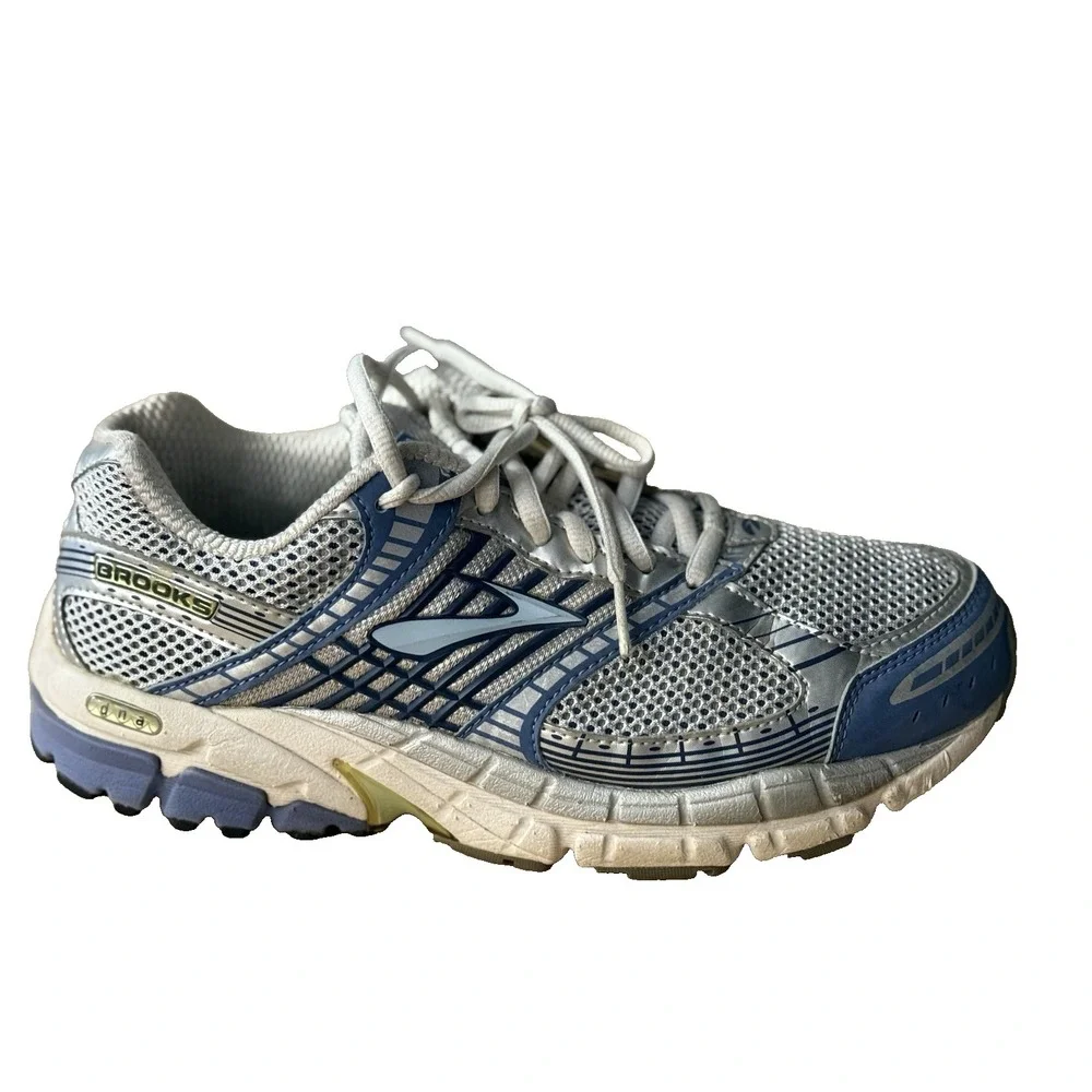 Brooks‎ GLYCERIN 7 Run Shoes 1200511B442 Women's Size 7.5 Turquoise White Blue